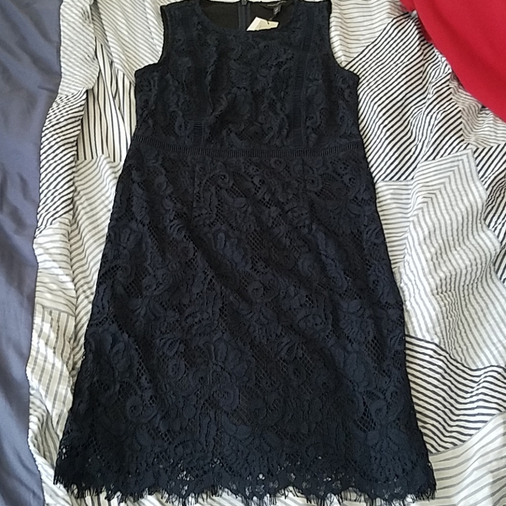 Banana Republic Navy lace dress